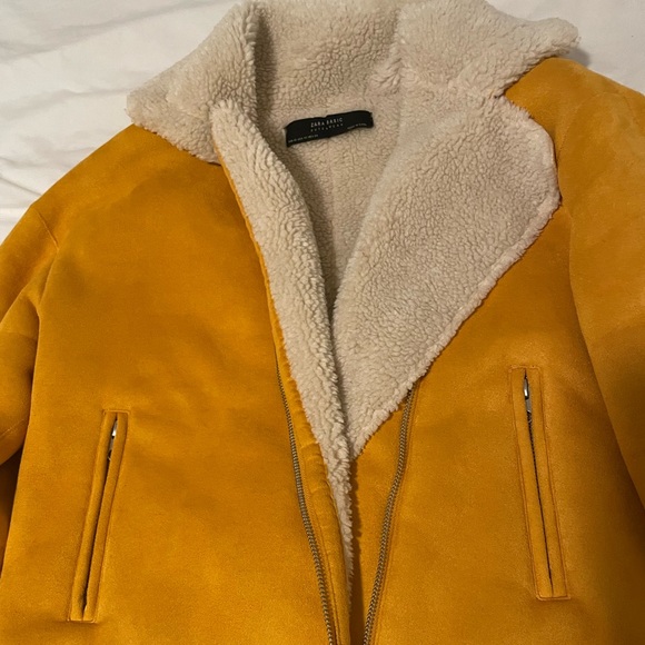 Zara Jackets & Coats Zara Yellow Jacket Poshmark